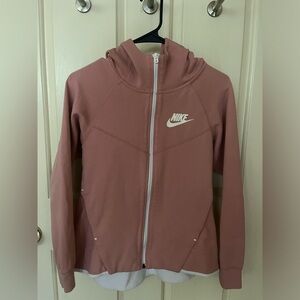 Nike zipped hoodie